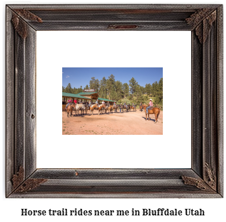 horse trail rides near me in Bluffdale, Utah